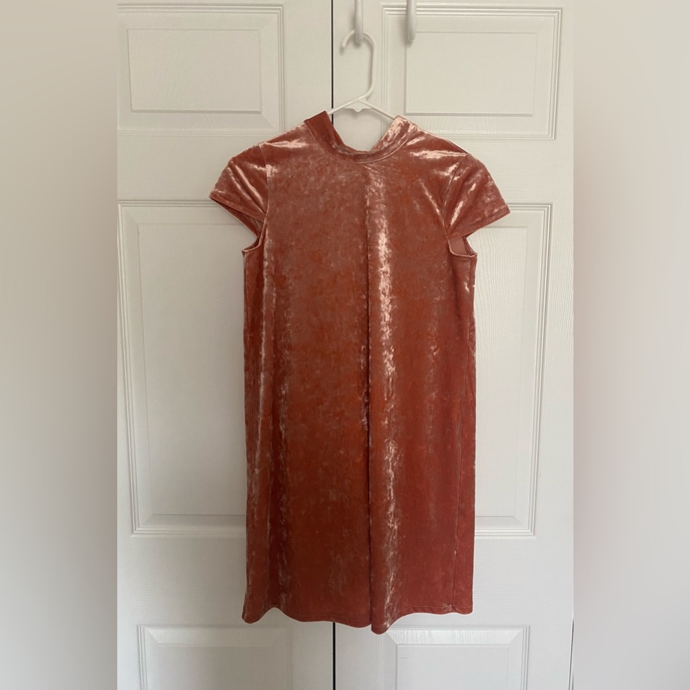 Velvet mini dress
